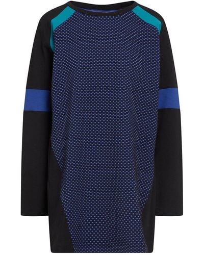 Hanita Bright Sweatshirt Polyester, Viscose, Elastane - Blue