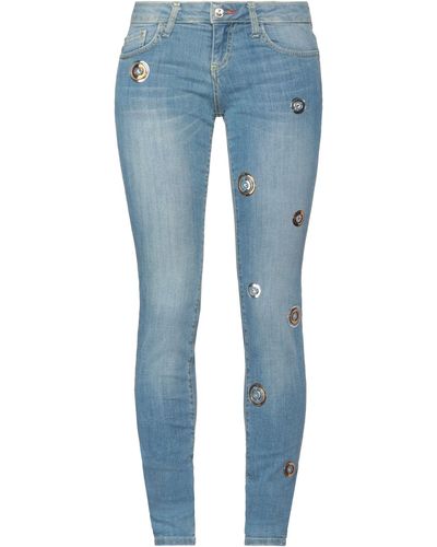 Ean 13 Love Pantaloni Jeans - Blu