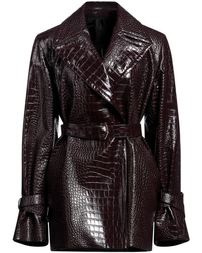 Alaïa Overcoat & Trench Coat - Black