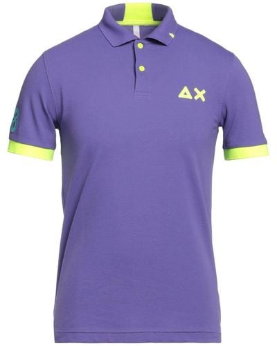 Sun 68 Polo Shirt - Purple