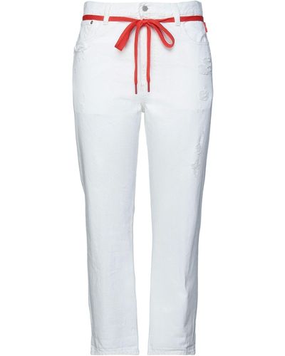 Denimist Pantaloni Jeans - Bianco