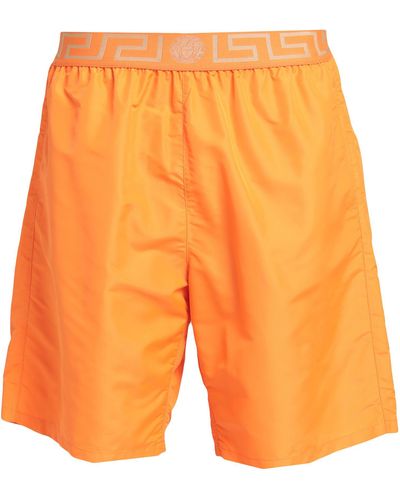 Versace Pantaloni Da Mare - Arancione