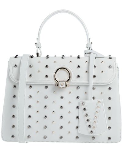 Versace Handbag Soft Leather - Gray
