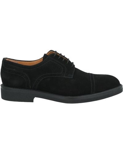 Barrett Midnight Lace-Up Shoes Leather - Black