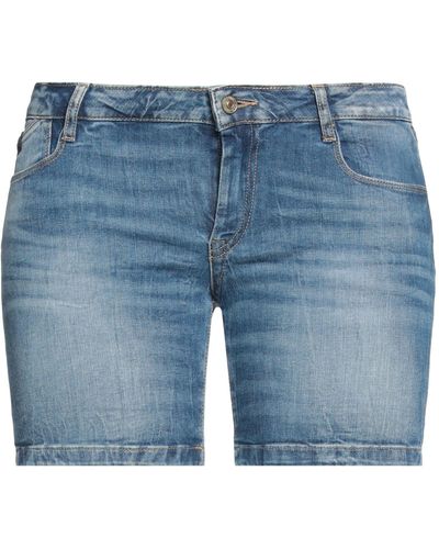 Le Temps Des Cerises Shorts Jeans - Blu