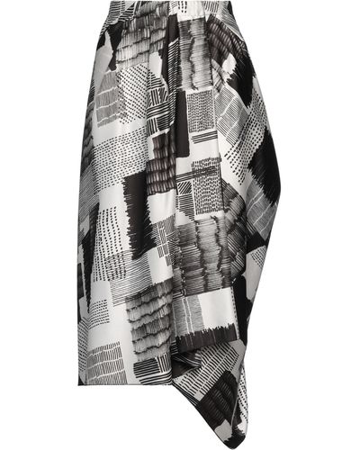 High Midi Skirt Polystyrene - Grey