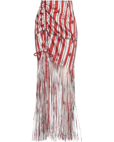 Stella Jean Maxi Skirt - Red