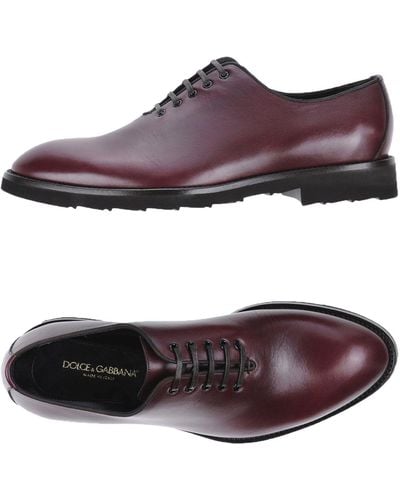 Dolce & Gabbana Zapatos de cordones - Morado