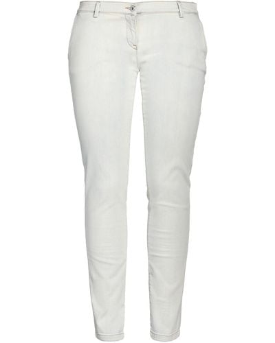 Trussardi Denim Trousers - White