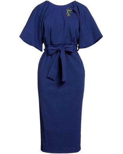 Hanita Midi Dress - Blue