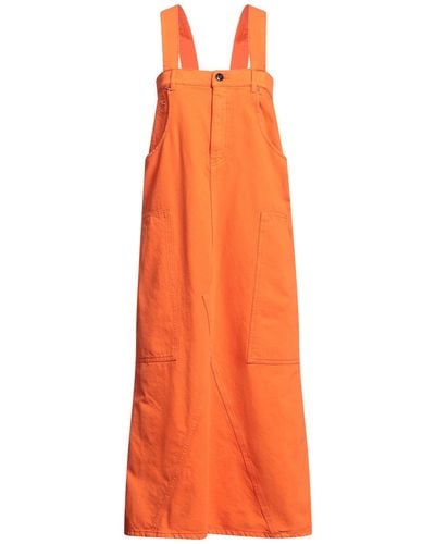 Semicouture Midi Dress - Orange