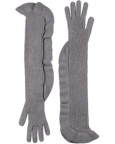 Red(V) Gloves - Grey