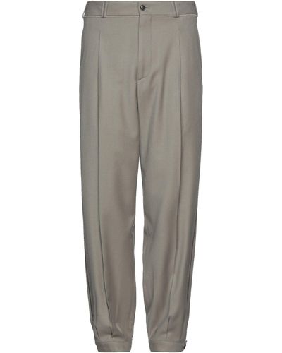 Giorgio Armani Trousers Virgin Wool - Grey