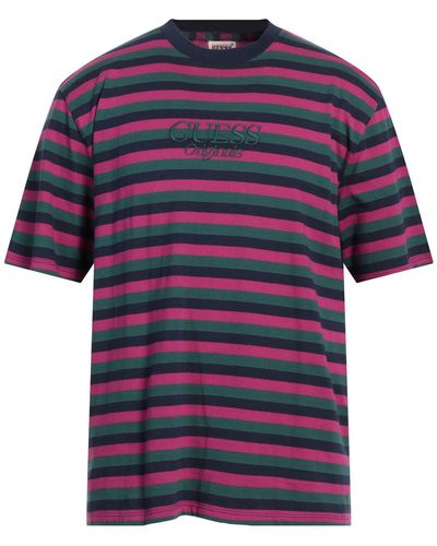 Guess T Shirt Cotton in Green for Men Lyst