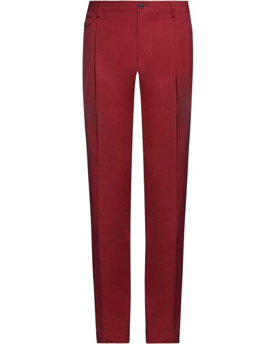 Dolce & Gabbana Pantalone - Rosso