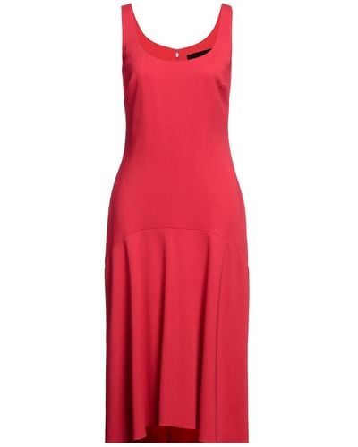 Versace Vestido midi - Rojo