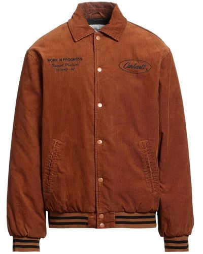 Carhartt Camel Jacket Cotton, Nylon, Elastane - Brown