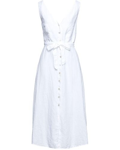 White 120% Lino Dresses for Women | Lyst