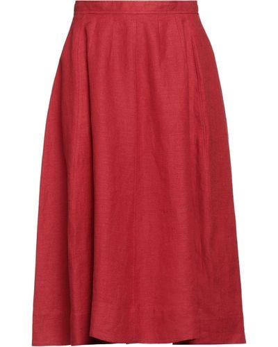 Chloé Midi Skirt - Red