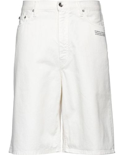 Off-White c/o Virgil Abloh Denim Shorts - White