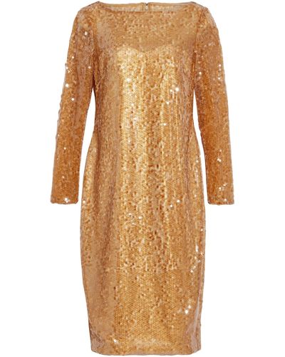 Badgley Mischka Robe midi - Neutre