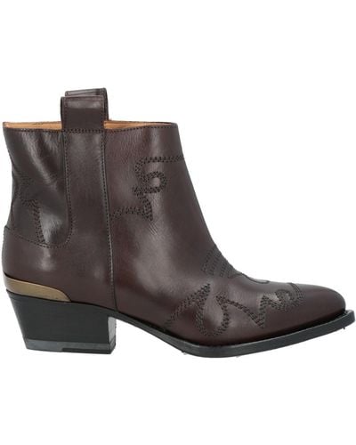 Buttero Ankle Boots - Brown