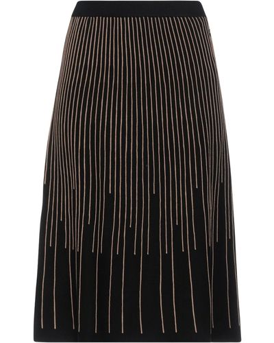 LE COEUR TWINSET Midi Skirt - Black