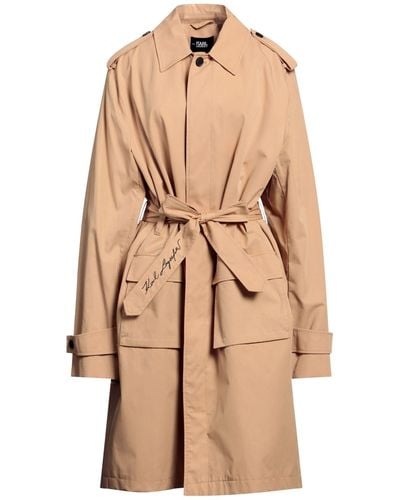Karl Lagerfeld Overcoat & Trench Coat - Natural