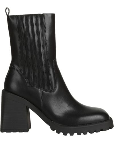 Steve Madden Botines de caña alta - Negro