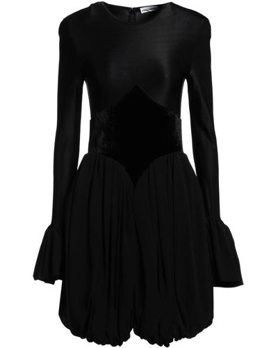 Rabanne Mini Dress Acetate, Viscose - Black