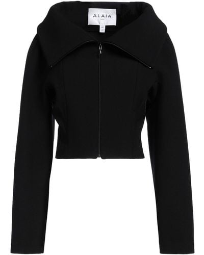 Alaïa Jacket Polyester, Virgin Wool, Elastane - Black