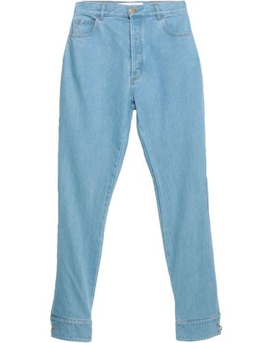 Marques'Almeida Pantaloni Jeans - Blu