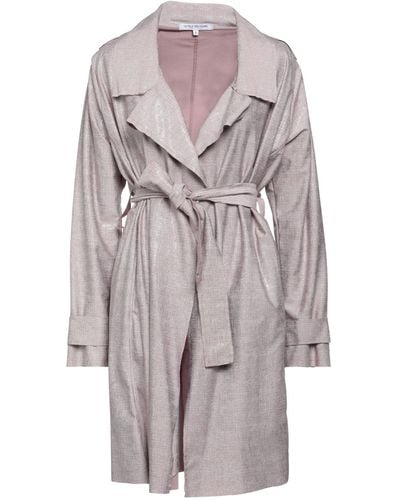 La Fille Des Fleurs Overcoat & Trench Coat - Grey