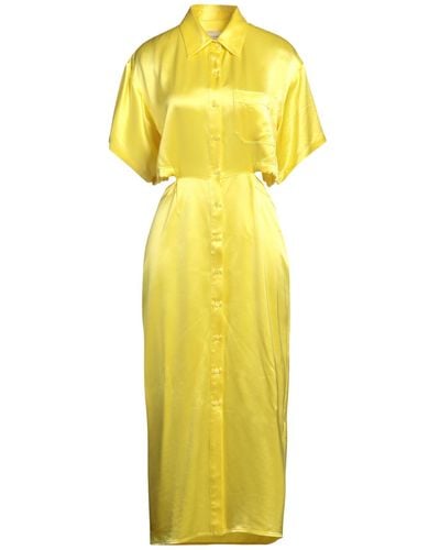 Isabelle Blanche Midi Dress - Yellow