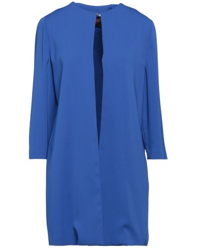 Hanita Overcoat & Trench Coat - Blue