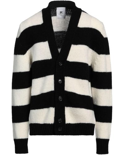 PT Torino Cardigan Wool, Alpaca Wool, Acrylic - Black