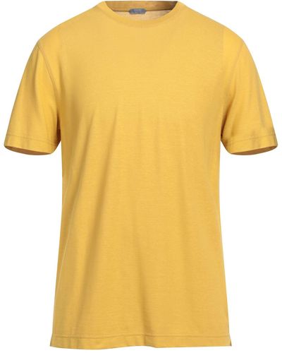 Zanone T-shirts - Gelb