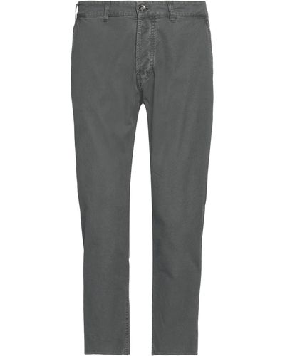Officina 36 Cropped Trousers - Grey