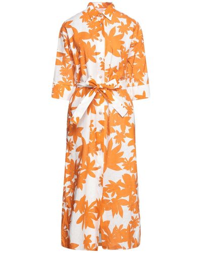 Xacus Long Dress - Orange