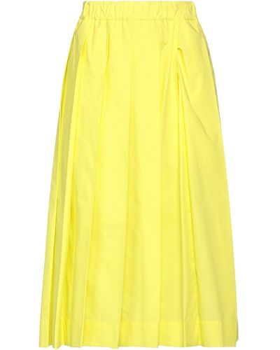 P.A.R.O.S.H. Midi Skirt - Yellow