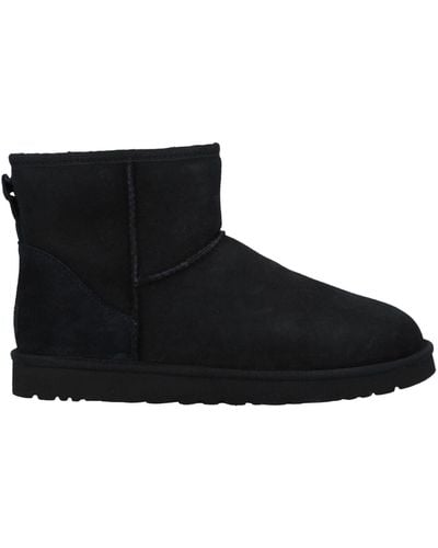 UGG Shearling Lined Suede Boots - Black