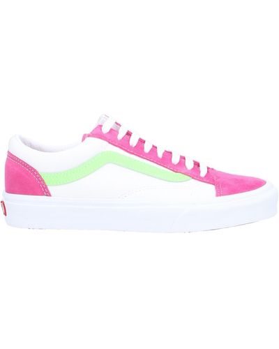 Vans Fuchsia Sneakers Soft Leather, Textile Fibers - Pink