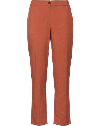 Giab's Pants Viscose, Linen - Red