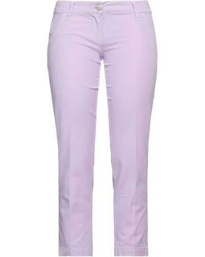 Jacob Coh?n Cropped Trousers - Purple