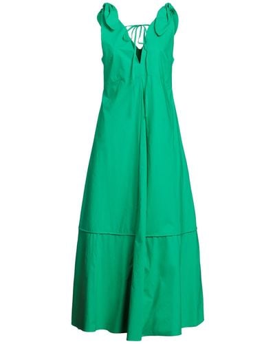 Erika Cavallini Semi Couture Vestito Lungo - Verde