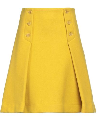 P.A.R.O.S.H. Mini Skirt - Yellow