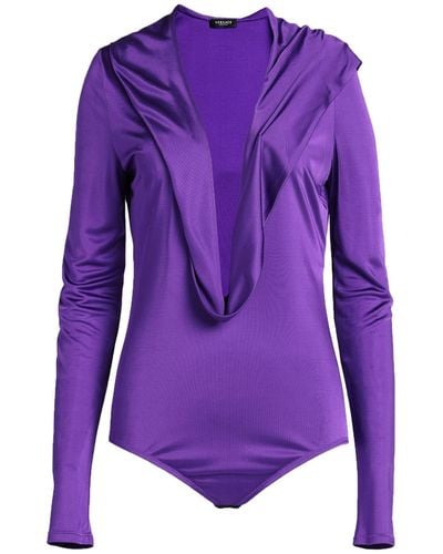 Versace Bodysuit - Purple