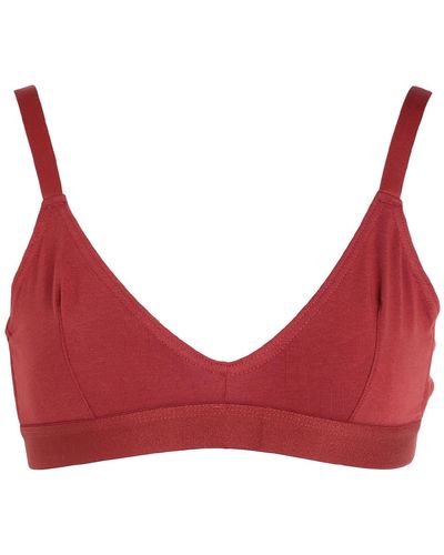 The Nude Label Bra - Red
