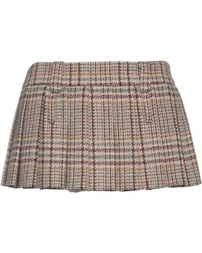 Miu Miu Mini Skirt - Brown