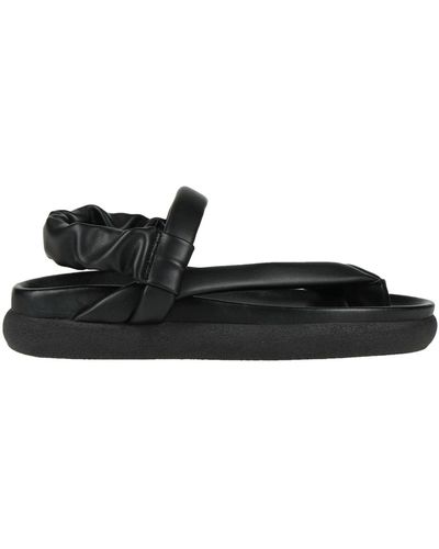 Antica Cuoieria Thong Sandal - Black